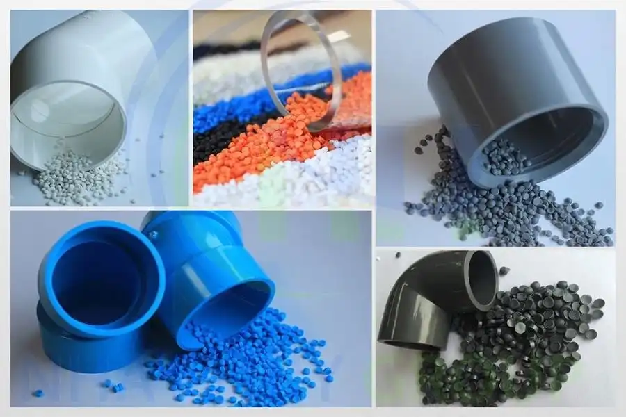 Hard PVC granule is used in the production of pipes, window profiles and wall coverings due.
